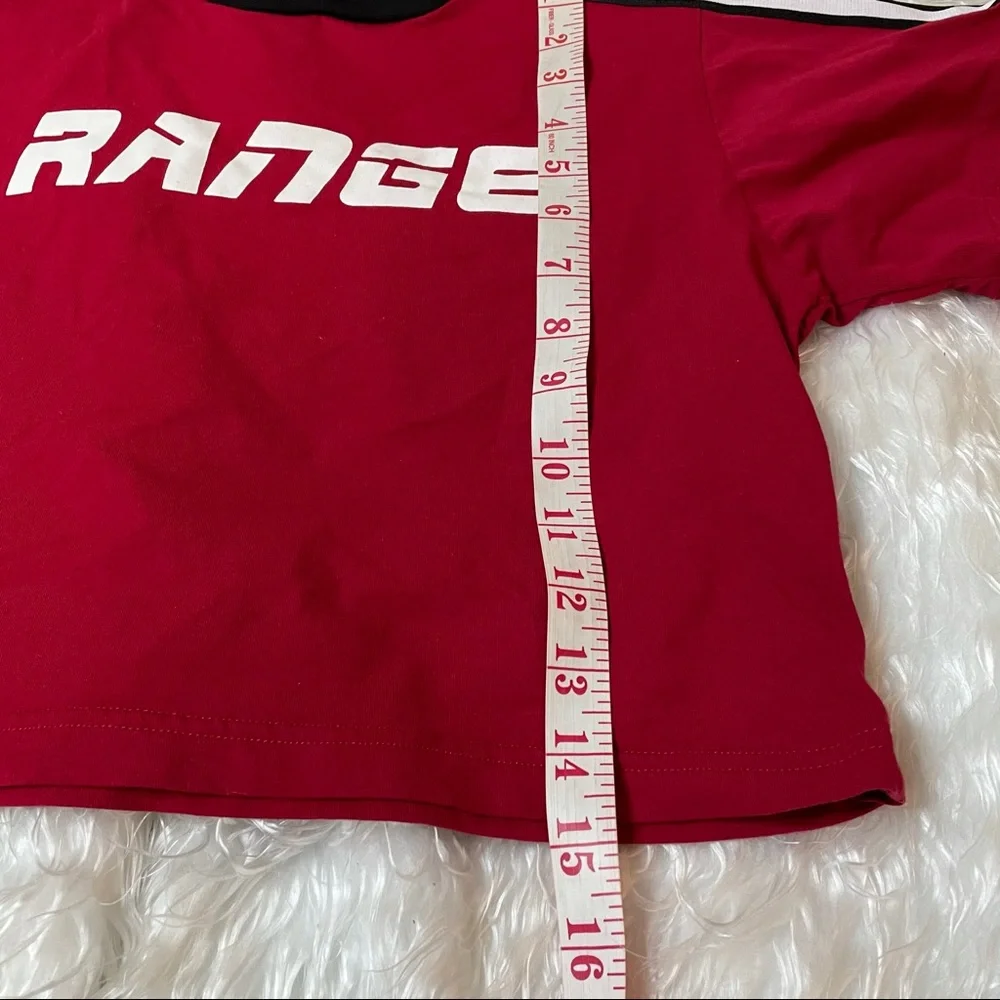 Red crop top “RANGE” - Picture 6 of 7
